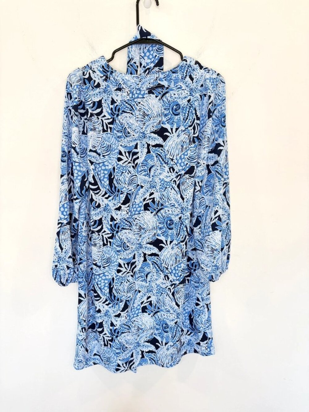 NWT Lilly Pulitzer Olivine Dress Sz 2 Bonaire Blue Coastal Constellation Belted - Picture 7 of 15